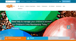 Desktop Screenshot of childrenslinks.org.uk